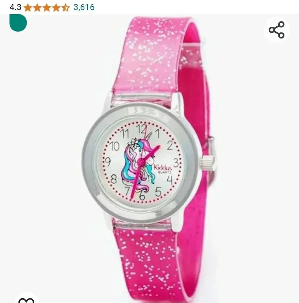 Little Girl Unicorn Wristwatch.